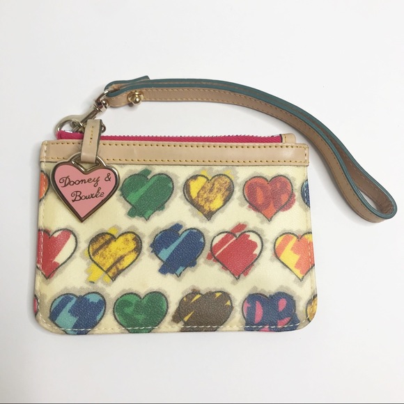 Dooney & Bourke Handbags - Dooney & Bourke Small Heart Card Wristlet